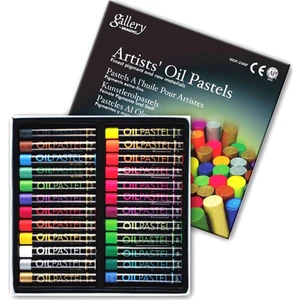 Artists Oil Pastels 12 Metallıc + 12 Fluorescent Colours
