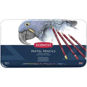 Pastel Pencils, 4mm Core, Metal Tin, 72 Count