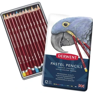 Pastel Pencil Pastel Kalem 12'Li Teneke Kutu