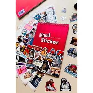 Mood Eğlenceli Sticker Defteri 250+ Adet Bullet Journal, Scrapbook, Laptop, Meme, Mood Sticker