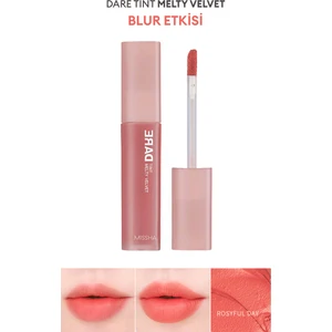 MISSHA Uzun Süre Kalıcı, Bulaşma Yapmayan, Kadifemsi Bitiş Sunan Tint Dare Tint Melty Velvet (Rosyful Day)