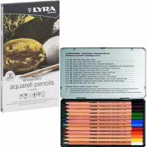 Rembrandt Aquarell 12 Set - Sulu Boya Kuru Kalem Seti 12 Renk