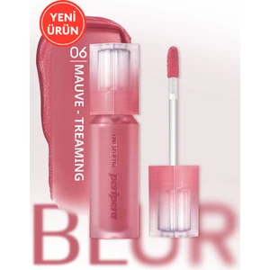 Gün Boyu Kalıcı Pürüzsüz Matlık Sunan Tint PERIPERA Over Blur Tint (006 Mauve-Treaming)