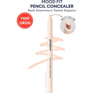 Renk Düzenleyici Kalem Kapatıcı Somon Mercan Rengi PERIPERA Mood Fit Pencil Concealer 001CoverSalmon