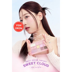 Çok Amaçlı Kullanıma Uygun, Yoğun Pigmentli Far Paleti CLIO Shade & Shadow Palette 05 Sweet Cloud