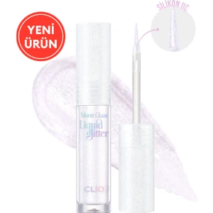 Işıltılı ve Şeffaf Likit Glitter CLIO Moon Glass Liquid Glitter Sweet Cloud (03 Violet Topping)