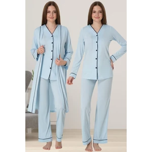 Sabahlıklı Hamile Lohusa Pijama Takımı