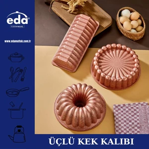 Kek Kalıbı 3'lü Set Baton Tart kalıbı