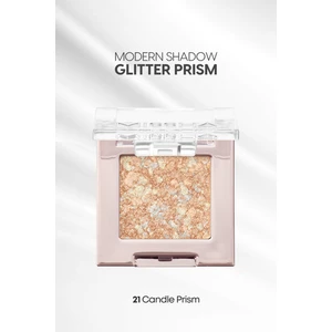 Topaklanmayan, El Yapımı Glitter Far Modern Shadow Glitter Prism (No.21 Candle Prism)