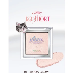 Doğal Görünüm Sunan Pembe Işıltılı Aydınlatıcı CLIO Glass&Highlighter (01 Moon Glow) Luxury Koshort