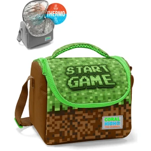 Coral High Yeşil Craft High Craft Desenli Thermo Beslenme Çantası 11792