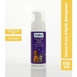 Bioxi® Susuz Kuru Köpük Şampuan 150 ml 5,07 Floz Köpük Pompalı