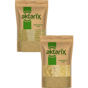 Toz Halile Seti 100 gr Toz Sarı Halile + 100 gr Toz Kara Halile / Yeni Öğütülmüş