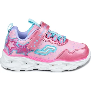 31007 Kız Çocuk Sneaker Spor Ayakkabı - Fuşya - 27