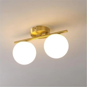 Zehra Beyaz Camlı Plafonyer Avize