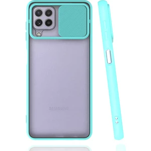 Galaxy A22 4g Kılıf Zore Lensi KAPAK-TURKUAZ-8682314145312-MLTD59339