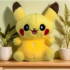 NB Market Nefes Alan Pikachu Peluş Oyuncak Işıklı ve Müzikli Nefes Sesi