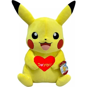 Takara Tomy Kalp Pikachu Peluş Oyuncak Pokemon Peluş Oyuncak Büyük Boy Uyku Arkadaşı Pikachu 40CM Büyük Boy