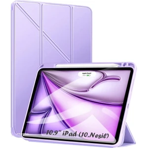 Ipad 10. Nesil 10.9 Inç Kılıf Yumuşak Kalem Bölmeli Akıllı Uyku Modlu Tablet Kapak A2696 A2757 A2777