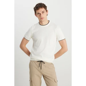 Altınyıldız Classics %100 Pamuk Standart Fit Normal Kesim Bisiklet Yaka Triko Tişört