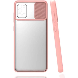 Galaxy A31 Kılıf Zore Lensi Kapak-Pembe AÇIK-8682314078122-MLTD46769