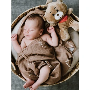 Bebek Uyku Arkadaşı & Müslin Örtü | Yenidoğan Bebek Uyku ve Hediye Seti