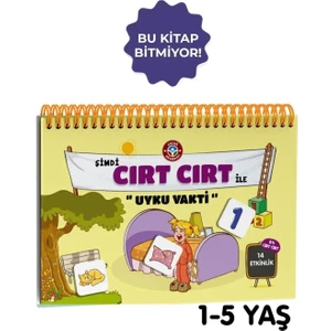 Çocuk Akademi Şimdi Cırt Cırt ile Uyku Vakti Etkinlik Kitabı