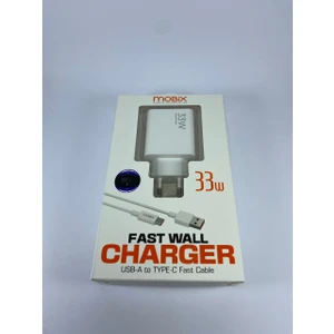 Omix X600B Uyumlu Mobix 33 Watt Fast Wall Charger ( Hızlı Turbo Saliseli Şarj )