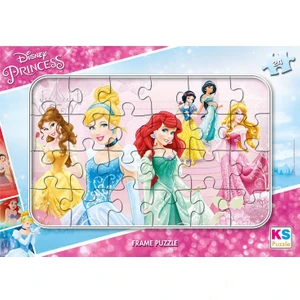 KS Games Princes Prensesler Frame Puzzle 24'Lü PR-704