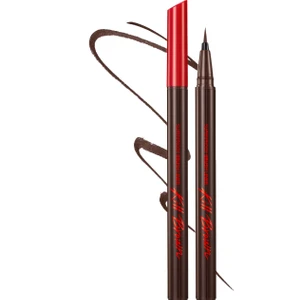 İnce, Mikrofiber Fırça Uçlu Kalem Eyeliner CLIO Superproof Brush Liner (Kill Brown) 