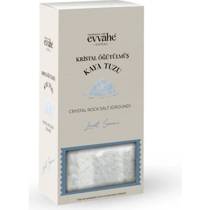 Evvahe Doğal Kristal Öğütülmüş Kaya Tuzu (500 Gr.)