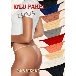 Red İç Giyim Red Love Cloud Ip Askılı Tanga Külot (String) 10'lu Paket