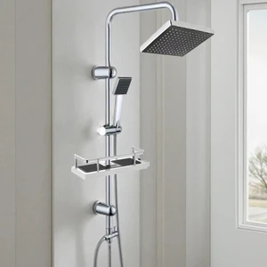 FAWER Faucet & Shower Fawer Siyah Krom Robot Duş Seti 400P
