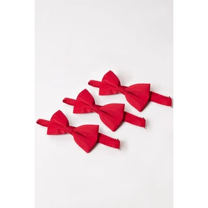 3'lü Paket kırmızı Erkek Papyon