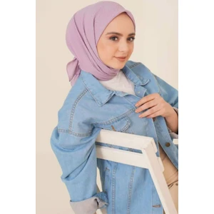 Melodi Scarf Kadın Tesettür Mio Caz Eşarp Hijab Lila