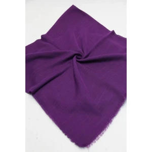 Melodi Scarf Kadın Tesettür Flamlı Eşarp Düz Flamlı Tülbent Mürdüm