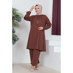 Orchid Style büyük Beden Double Örme Takım