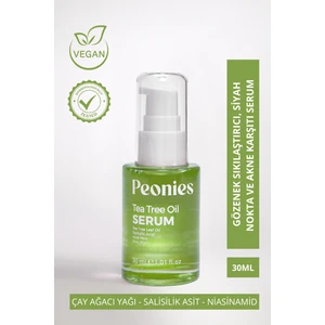 Tea Tree Oil Serum | Çay Ağacı Yağı, Niasinamid, Aloe Vera, Pantenol, Salisilik Asit Ve Zinc Pca