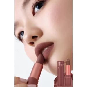 Yoğun Renk Pigmentli, Kadife Görünümlü Ruj PERIPERA Ink Velvet Intense Stick (011 Dim Brown)