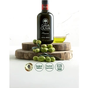 Gaia Oliva Premium Trilye Natürel Sızma Zeytinyağı 500 ml