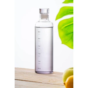 Pury Siyah Cam Su Matarası - 500 ml