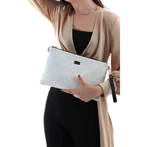 Silver Polo Sedef Tek Bölmeli Kadın Portföy & Clutch SP1034