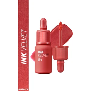 Yüksek Pigmentli, Kadife Görünümlü, Gün Boyu Kalıcı Tint PERIPERA Ink Velvet (5 Coralficial)