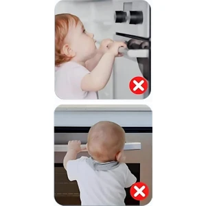 Güvenli Adımlar Fırın Kilidi - Bebek ve Çocukların Mutfak Güvenliği Için