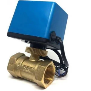 Xenon Smart Motorlu Küresel Su Vanası DN20 220V Senkron Motorlu G Bağlantılı 2 Yollu PN16 Elektrikli Zon Vana