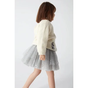 Petit Coral 01-06 Yaş  Kız Çocuk Stardust Tütü Etek - Gümüş