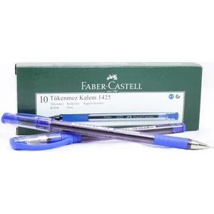 Faber Castell 1425 Tükenmez Kalem 10'lu - Mavi