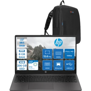 Hp 250 G10 Intel Core I5 1334U 8gb 256GB SSD Intel® Iris® Xᵉ Grafik Freedos 15.6" Taşınabilir Bilgisayar B2NC5ESF01 + Zetta Çanta