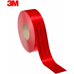 3m Reflektif Şerit 55 mm Kırmızı (Sert Yuzey) (1 mt Fiyatıdır)