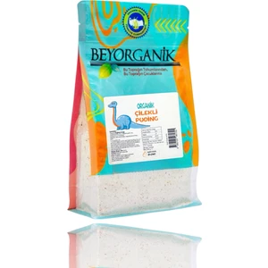 ORGANİK  Çilekli Bebek Pudingi  200gr (Şeker Ilavesiz) +12 ay  (PESTİSİT VE AFLATOKSİN ANALİZLİ)